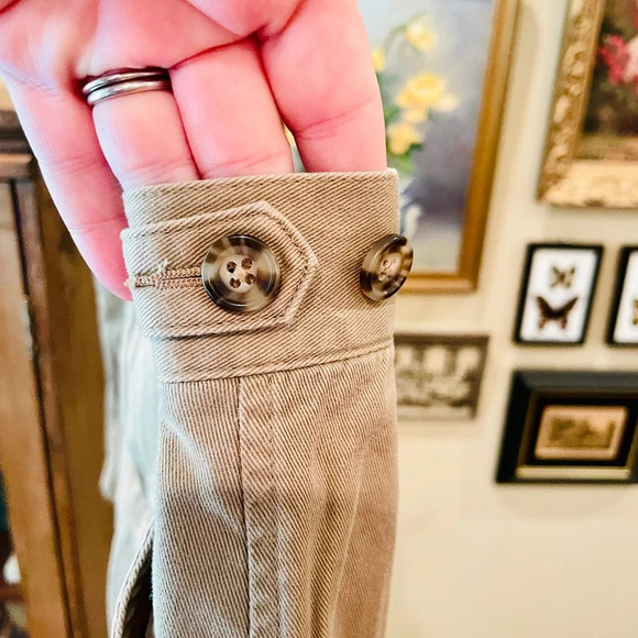 Daniel Cremieux Signature Collection flat front khaki chino shorts SZ 38 tan - Picture 5 of 8